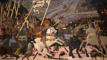 Paolo Uccello La batalla de San Romano Pinturas al óleo